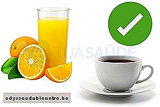 Dar suco de laranja ou café em vez de sal
