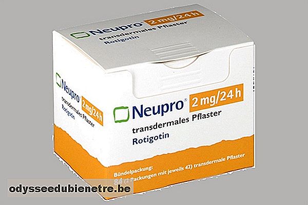 Adesivo Neupro para tratar a Doença de Parkinson
