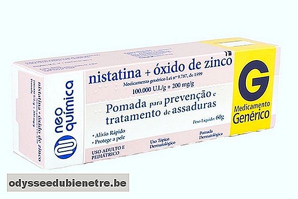 Pomada de Nistadina + Óxido de Zinco