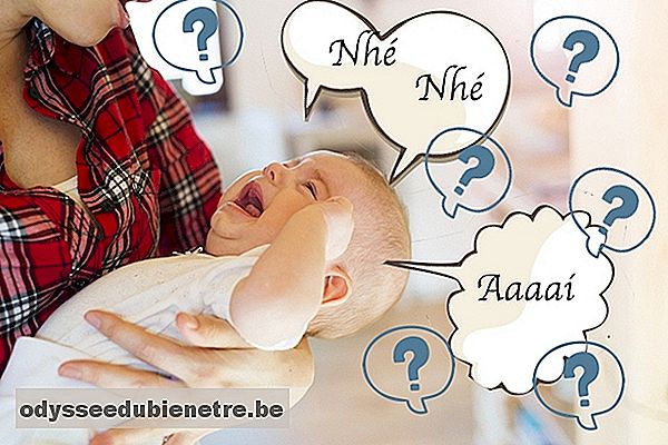 Como entender o que o bebê está querendo falar através do choro