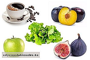 Alimentos permitidos: frutas, legumes e café