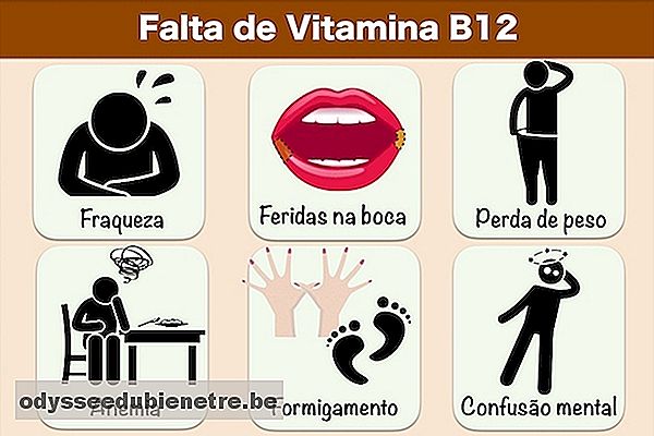 Sintomas da falta de vitamina B12