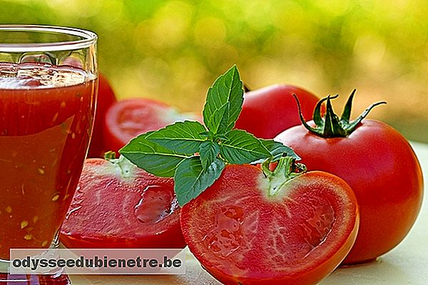 Suco detox de tomate