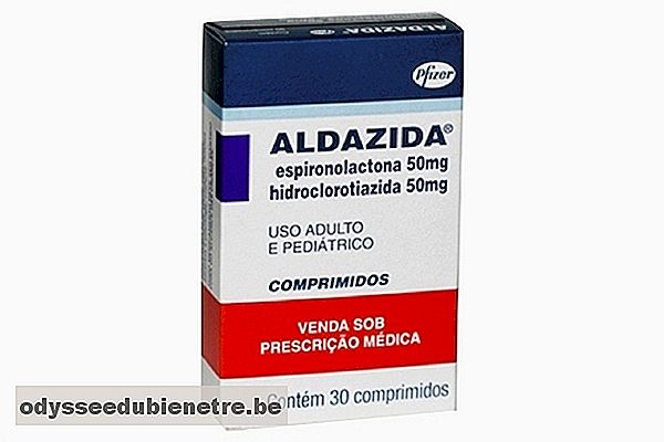 Aldazida - Remédio diurético para o inchaço