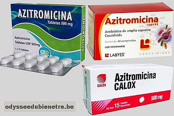 Antibiótico Azitromicina para combater Infecções