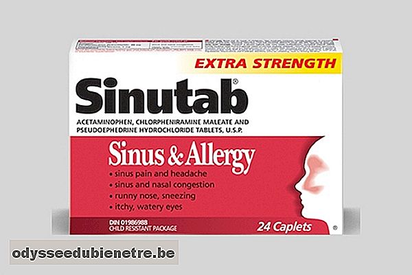 Sinutab para Alivio dos Sintomas de Sinusite