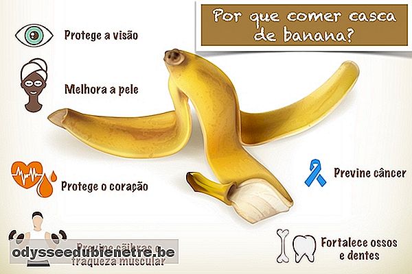 Benefícios da casca de banana