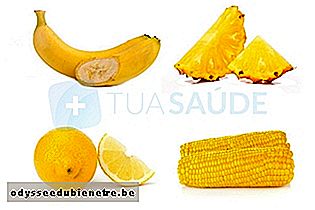 Exemplos de alimentos amarelos