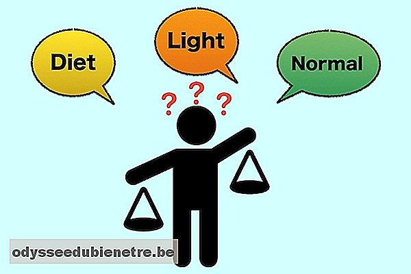 Diferença entre diet e light