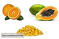 Alimentos amarelos e laranjas