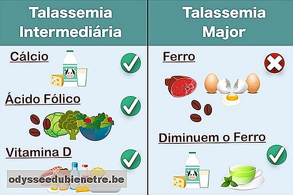 Como deve ser a alimentação para Talassemia