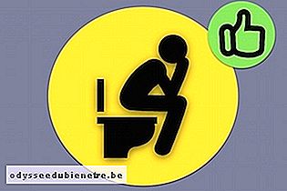 Maneira correta de sentar no vaso sanitário