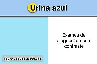 Principais causas da urina azul
