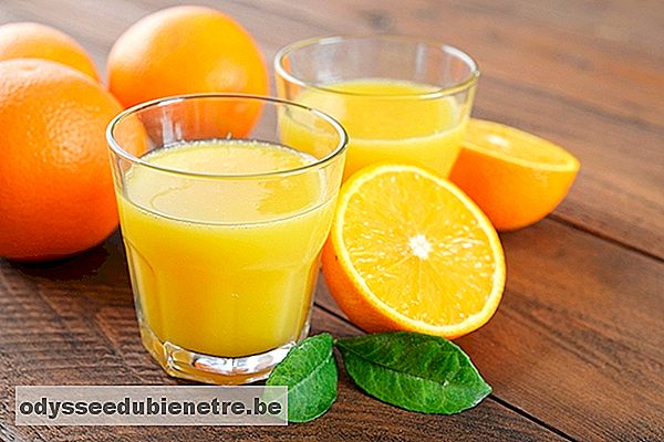 Suco de laranja para pressão alta