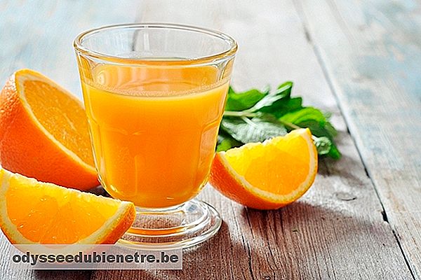 Suco de laranja e agrião para aumentar a energia