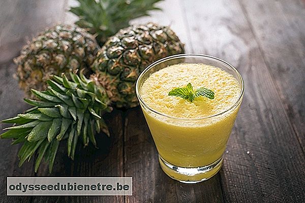 Suco de abacaxi e gengibre para acelerar o metabolismo