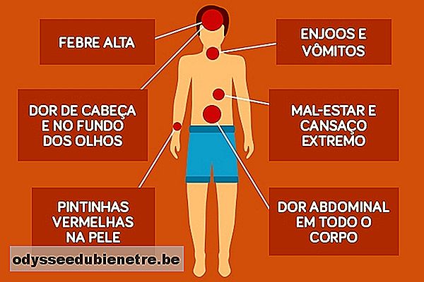 Sintomas causados pela dengue