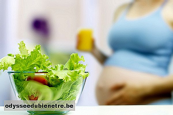 Controlar o peso e mantenha uma dieta saudável e equilibrada durante a gravidez