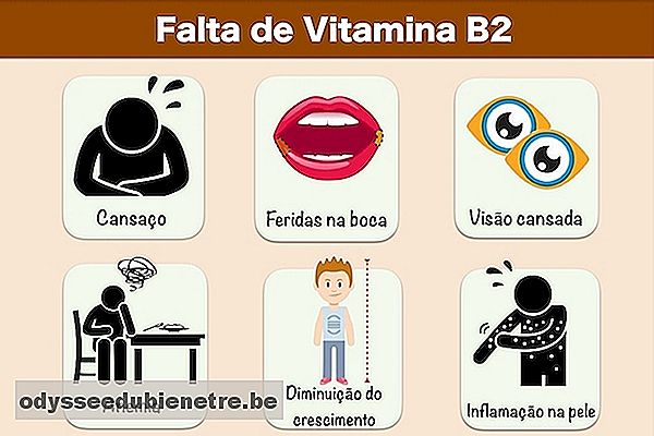 Sintomas da Falta de Vitamina B2