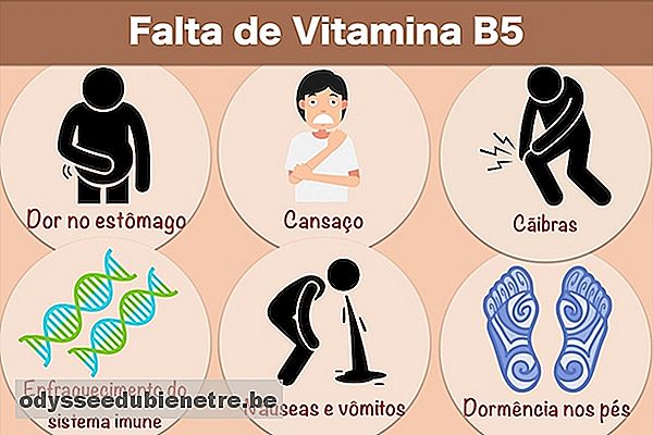 Sintomas da Falta de Vitamina B5